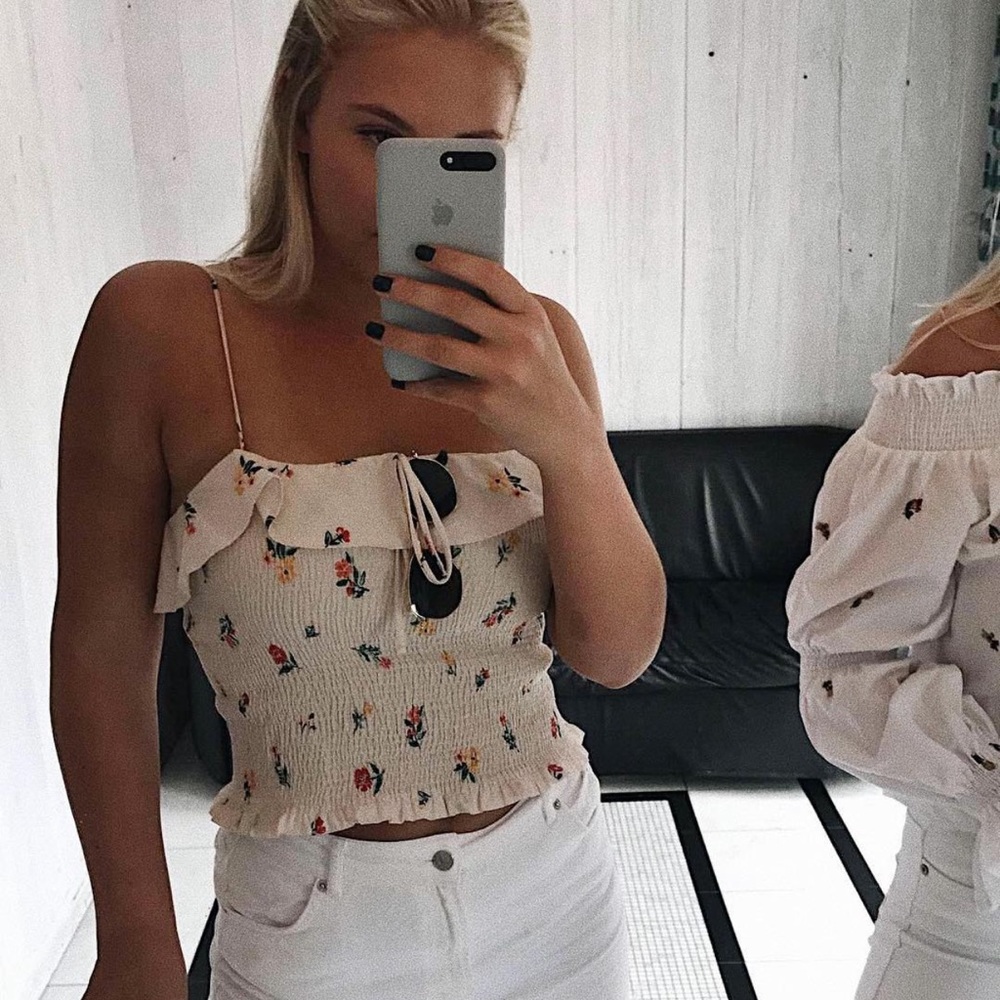 Zara cropped tank